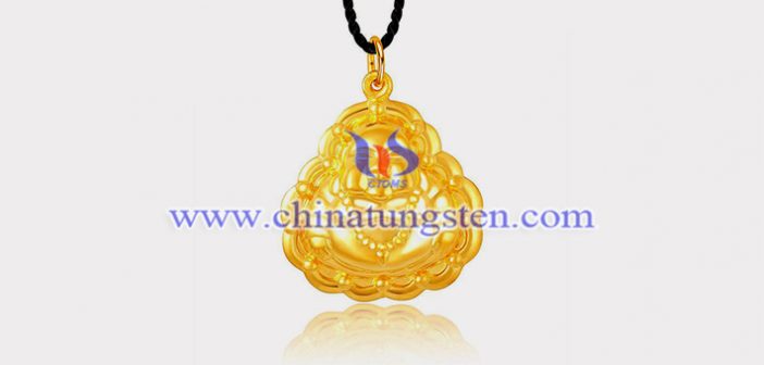 gold plated tungsten alloy lord buddha pendant picture