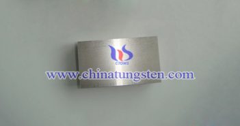 90W-7.1Ni-2.9Fe tungsten alloy block picture