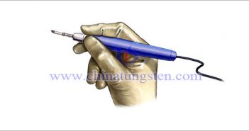 醫療用高周波電気ナイフに適用されるタングステン針